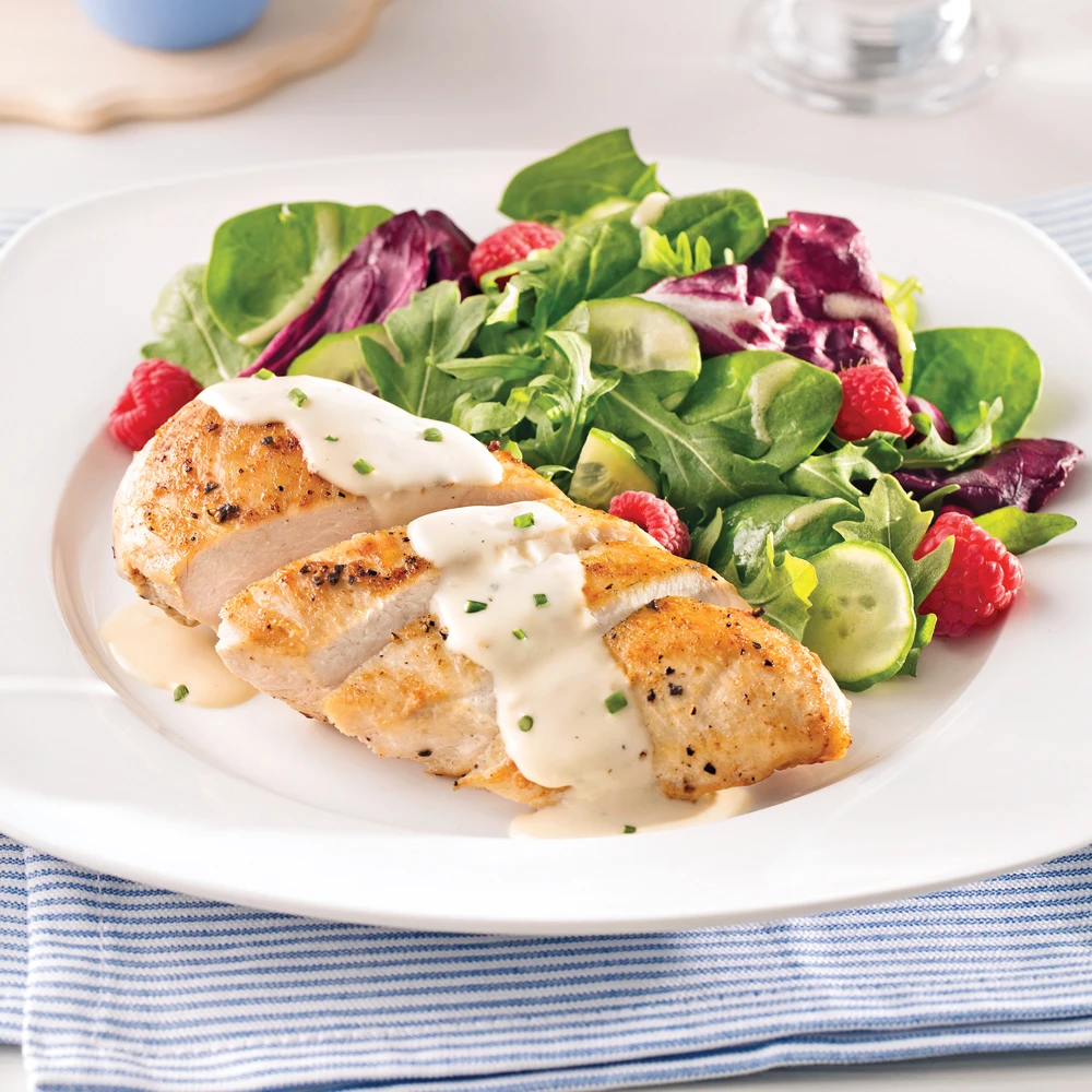 Poulet sauce fromage