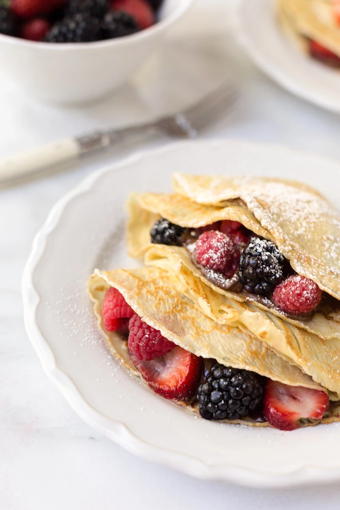 Crepe Maison (Nutella et fruits de saison)