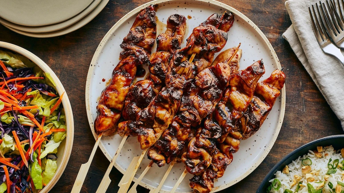 Brochette Poulet Hachee