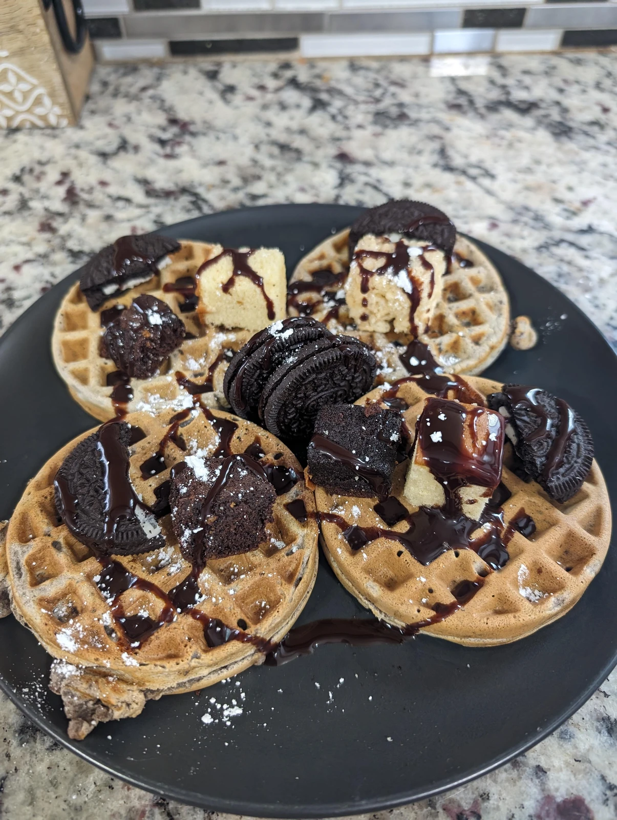 Gaufre nutella Oreo
