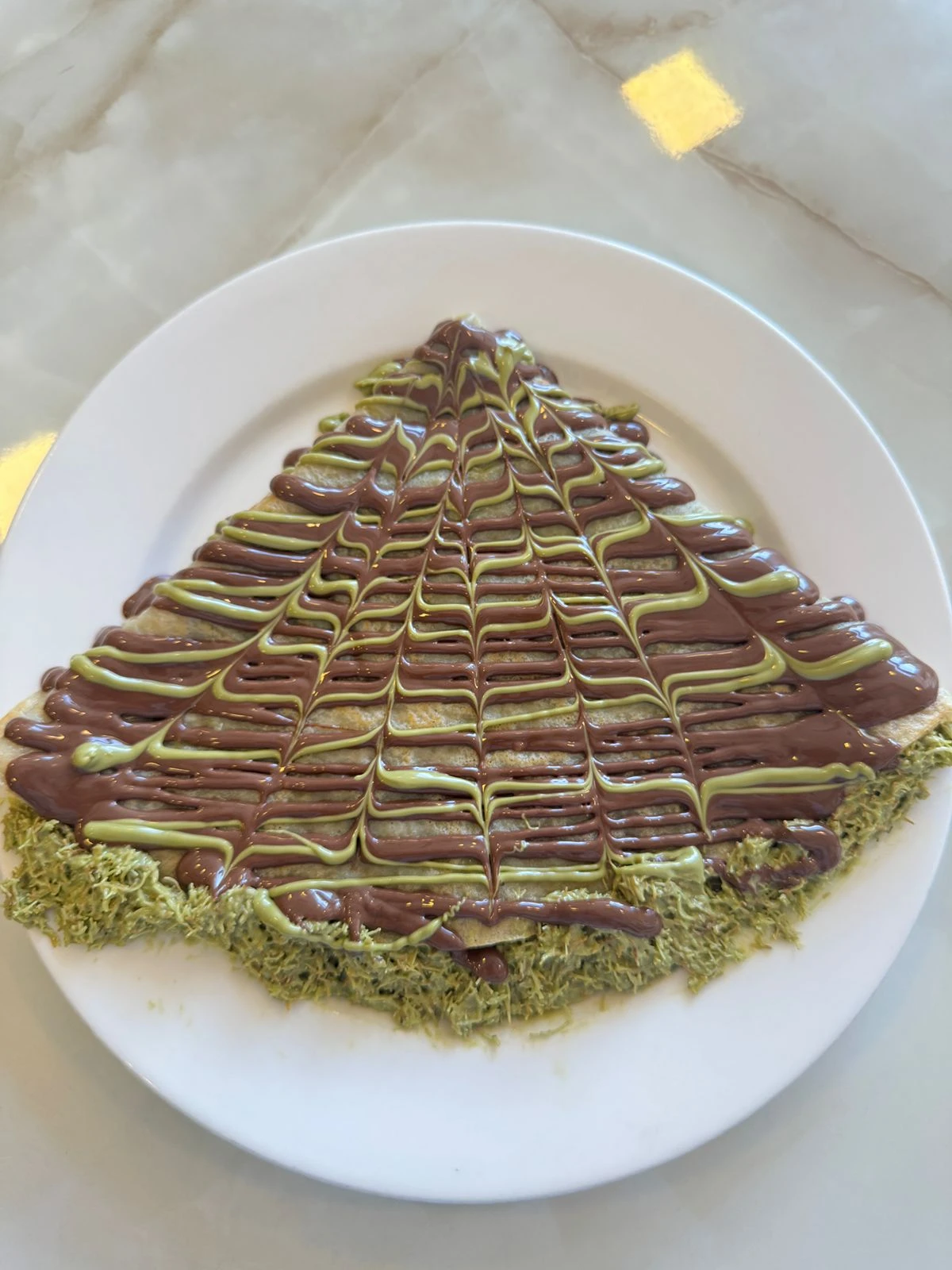 Crêpe Kunafa Amande