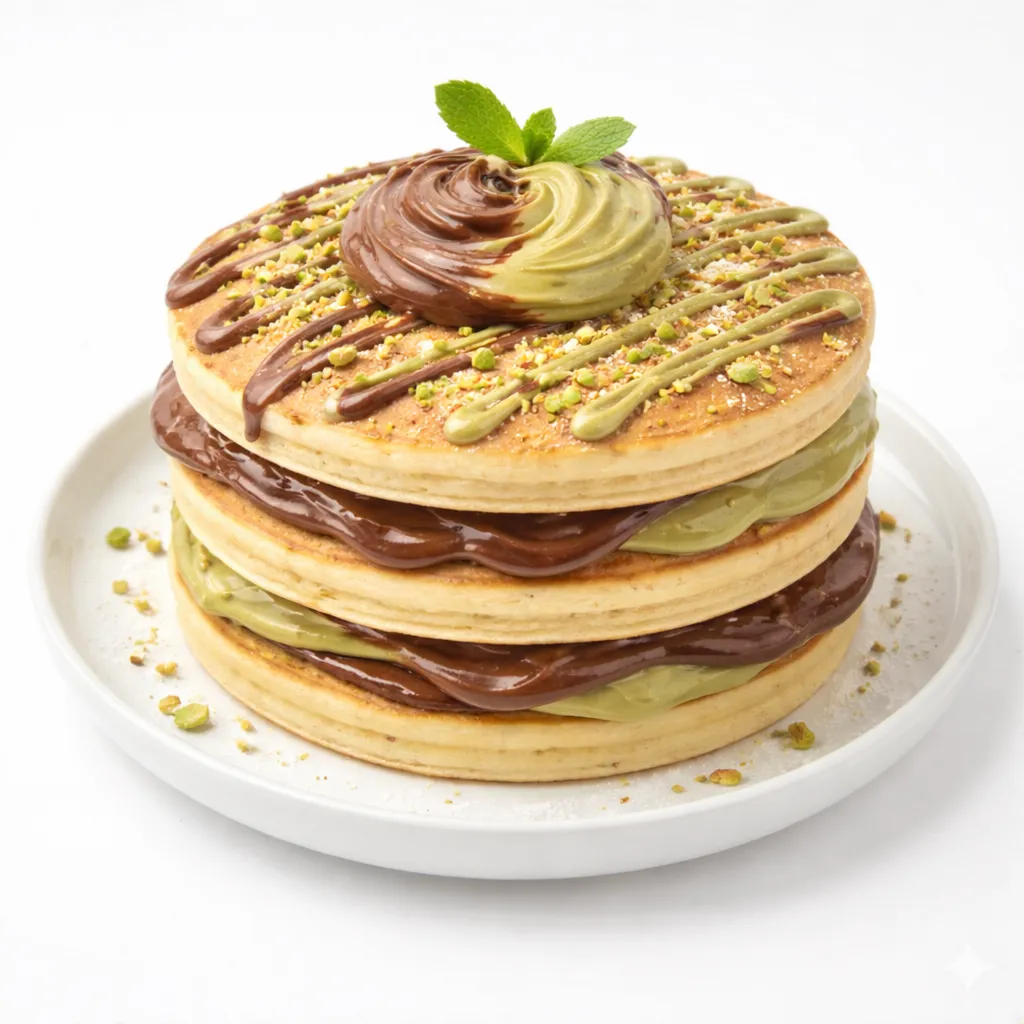 Pancake Pistache-Nutella