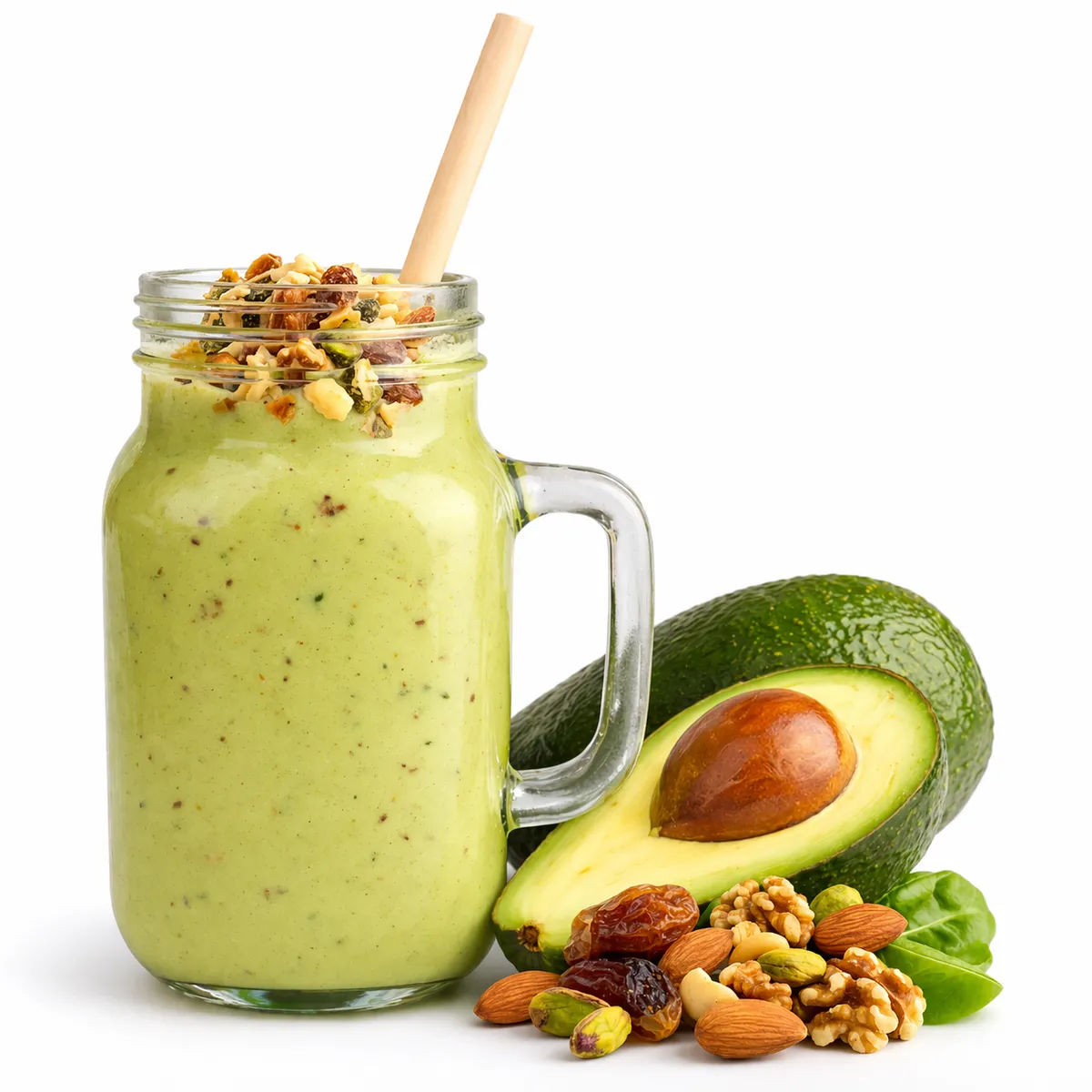 Jus avocat fruits secs