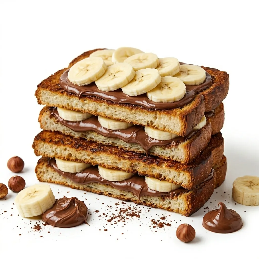 toast nutella banane