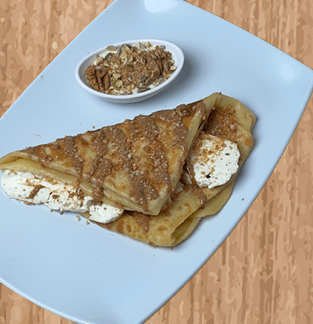 Msemen Beldi (Fromage, Miel, Amlou)