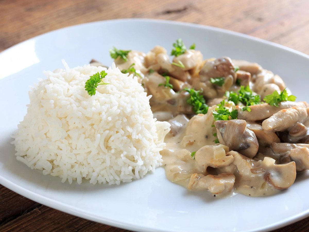 Émincés de Poulet à la Crème Champignon