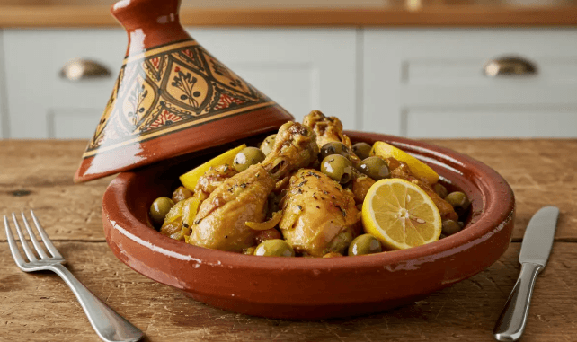 Tagine Poulet au Citron Messlala