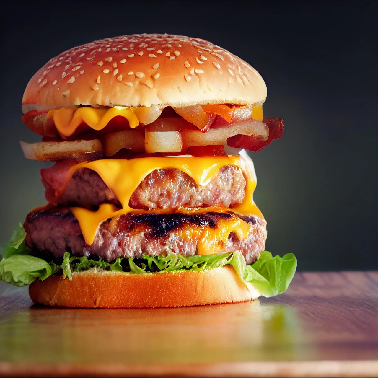 Double Chicken Burger