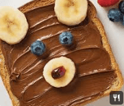 Toast au Nutella Bananas