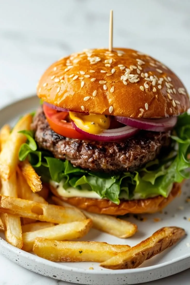Burger viande hachée