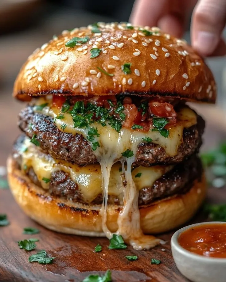 Berger double viande hachée