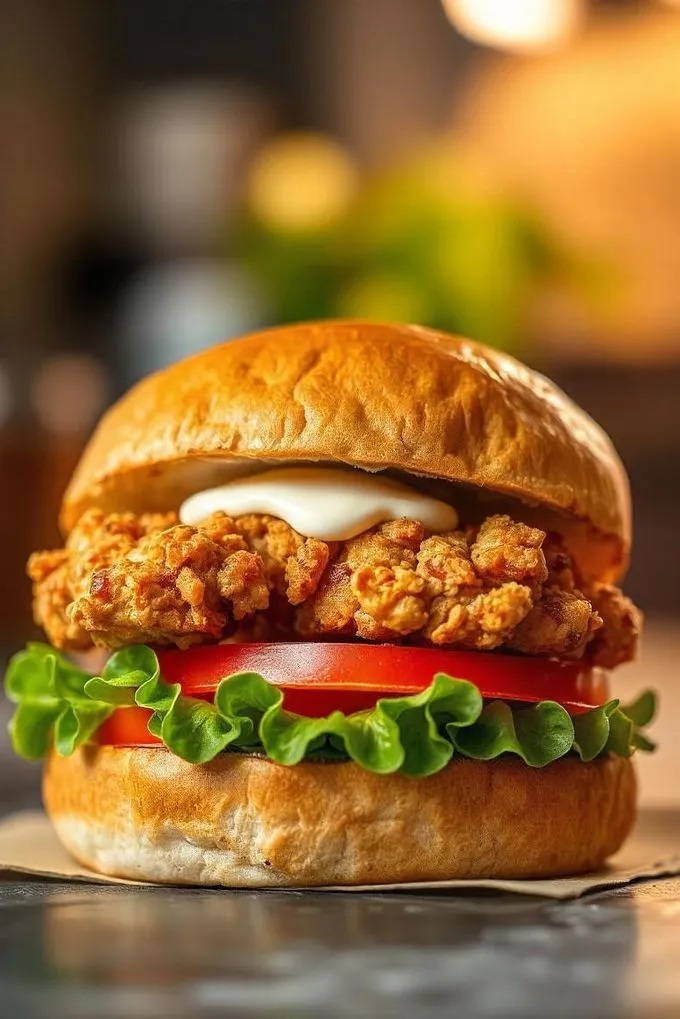 Burger poulet
