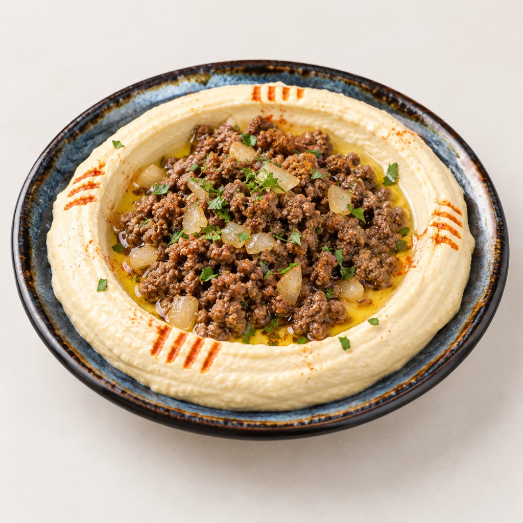 Houmous à la Viande