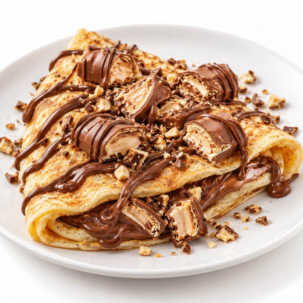 Crêpe Nutella Kinder Bueno