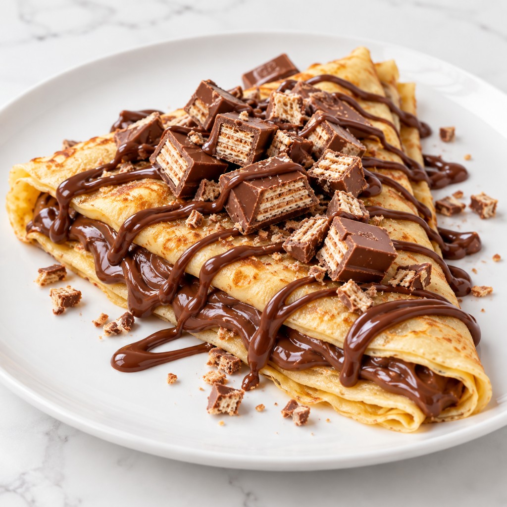 Crêpe Nutella KitKat