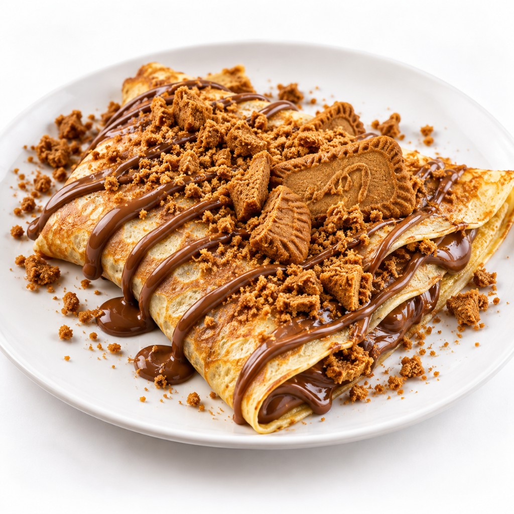 Crêpe Nutella Lotus Biscoff