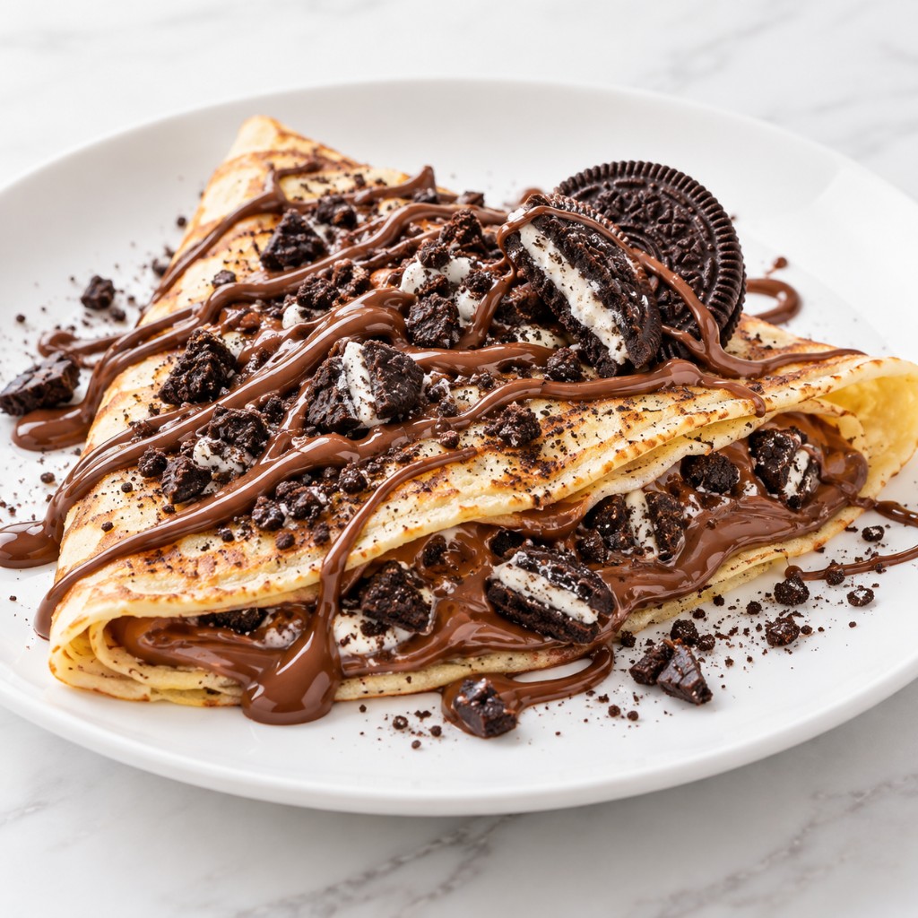 Crêpe Nutella Oreo