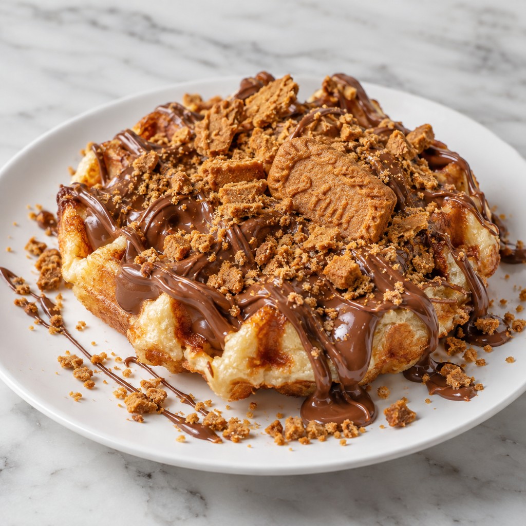 Gaufre Nutella Lotus Biscoff