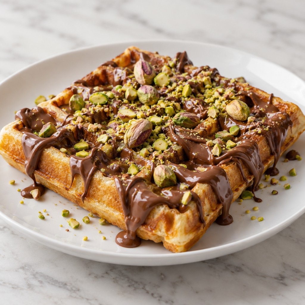 Gaufre Nutella Pistache