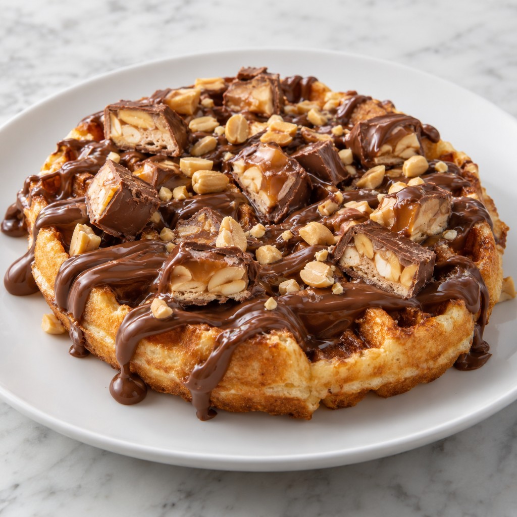 Gaufre Nutella Snickers