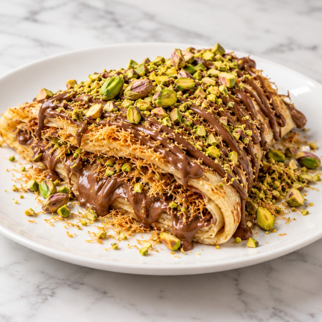9achtouta Nutella Konafa Pistache (Dubai)