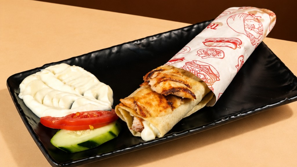 Chawarma au Poulet (Pain Libanais)