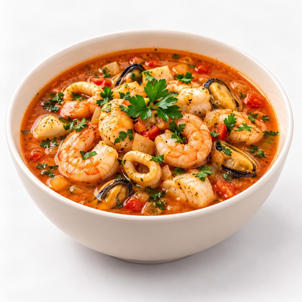 Soupe fruits de mer