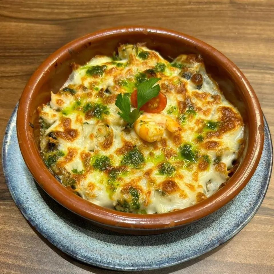 Gratin aux fruits de mer