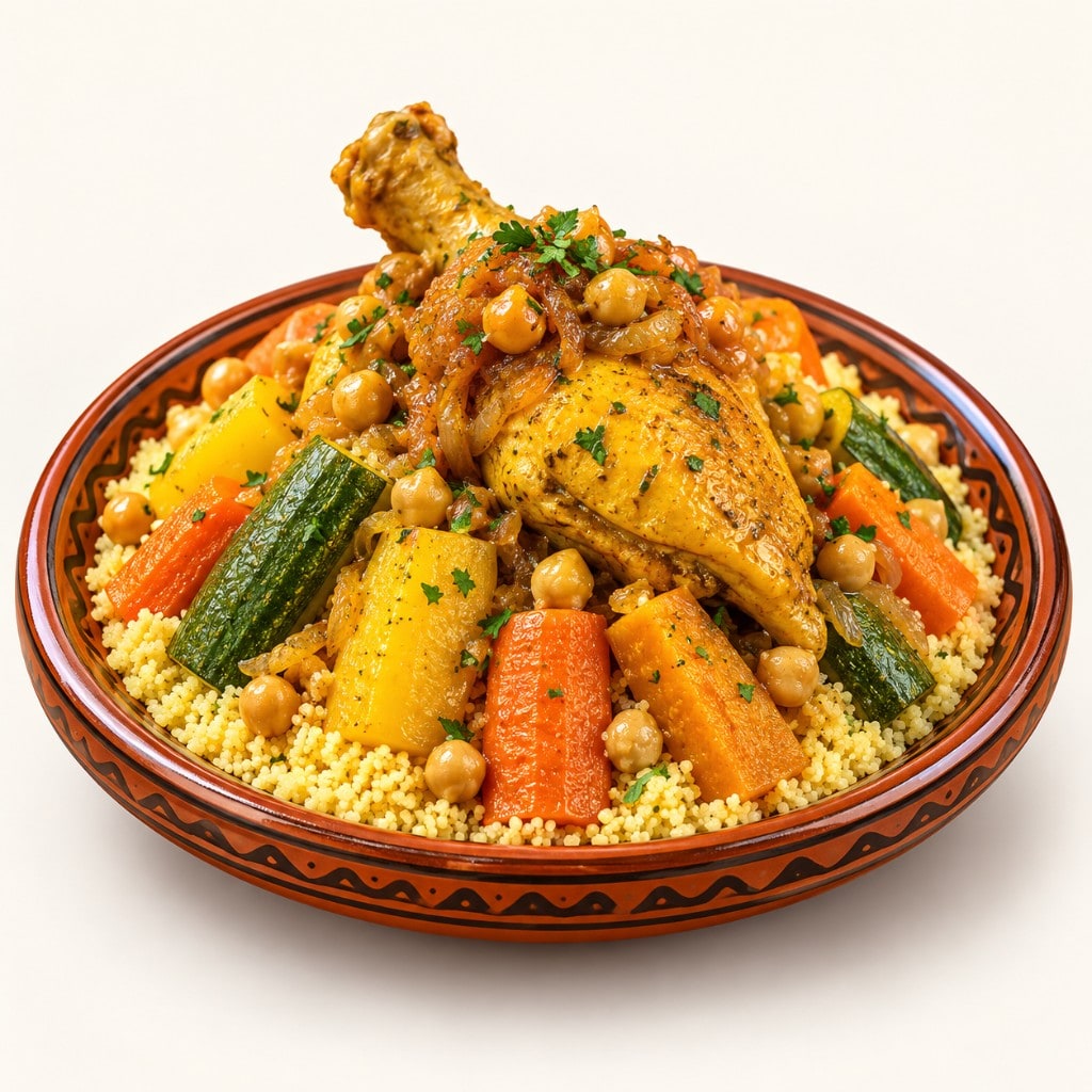Vendredi — Couscous au poulet