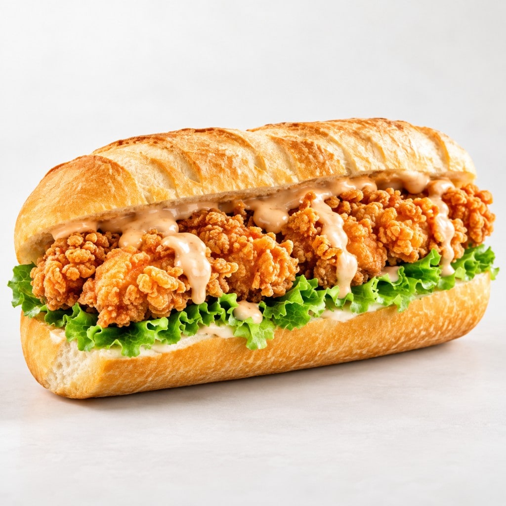 Sandwich poulet crispy